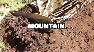 How Roads Are Carved Into Vertical Mountains Using Cut and Fill