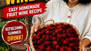 Traditional Chinese Bayberry Wine Recipe | Refreshing Summer Fruit Drink 🍷🍑