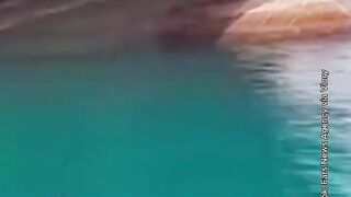 Ngeri! Kapal Kargo 32 Tahun Terbelah & Tenggelam di Selat Hormuz