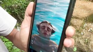 Funny video,trying to look cool.
