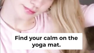 Yoga Pose Prep_ Quick Hair Fix Before Your Session!