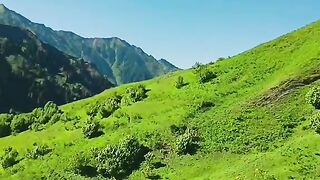 Beautiful natural Green mountain on Kashmir 2