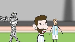 Messi dances through time and mummies to claim victory in the land of the Pharaohs! Argentina vs Egypt.