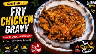 Crispy Fry Chicken Gravy 😍🔥 | Easy Chicken Recipe #shorts