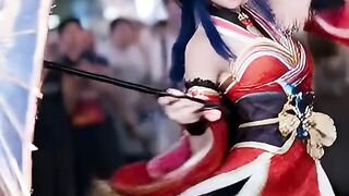 cosplay Kagura dance #cute #hot