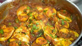 Anda Masala Recipe (अंडा तवा मसाला)