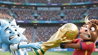 Argentina vs Spain fighting Fifa world cup 2026