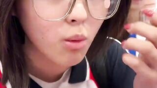My gal friend in a beautiful moment😆👄