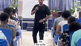 How to sing without going off key.