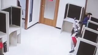 Robot Malfunctions and Goes Full Kung Fu Mode 🤣