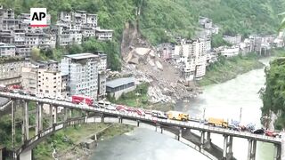 Scene in China's Chongqing after deadly landslide