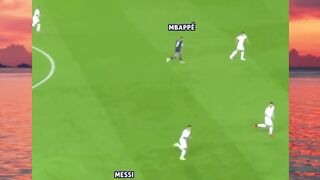 mbappe & messi teamwork at psg