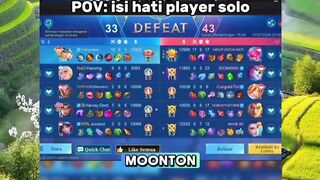 Moonton tolong dengarkan isi hati kami player solo😭