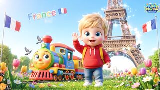 🚂 Europe Train Explorer for Kids 🌍 | kidz nova learning