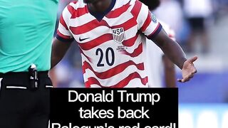 Donald Trump intervenes to take back Folarin Balogun’s red card. He will be in the