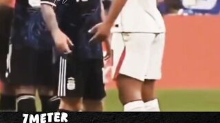 Lionel Messi bertukar kata dengan Jude Bellingham