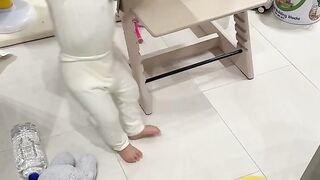 Brave Little Boy Jumps Down! 😲👦