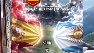Spanyol vs Argentina. Final FIFA World Cup 2026.