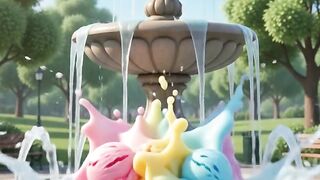 🍦 Bean's Giant Ice Cream Fail! 😂 | Funny 3D Cartoon Animation