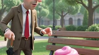 Bean's Giant Bubble Gum Disaster! 😂🍬 | Funny 3D Cartoon Animation