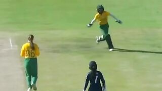 ICC under 19 women's cricket world first Hat Trick cup
