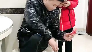 Husband teasing wife, Very funny