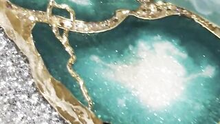 incredible Crystal resin Art work