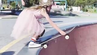 Six-year-old girl is a skateboarding prodigy