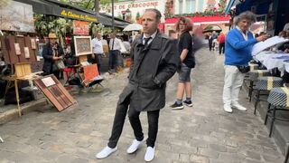 Three Legged Man in Paris