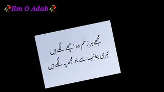 Urdu poetry status quotes in Urdu heart touching poetry ????