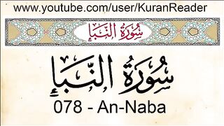 Sora Alnaba with translation (Alquran)