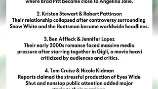 Celebrity couples who reportedly brokeup because of movies