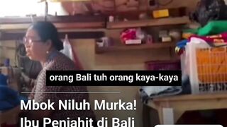 🚨 Mbok Niluh murka usai penjahit di Bali diduga memaki pelanggan asal Jawa.