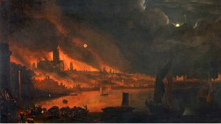 A single spark. Four days of unstoppable flames. One of the world's greatest cities brought to its knees.