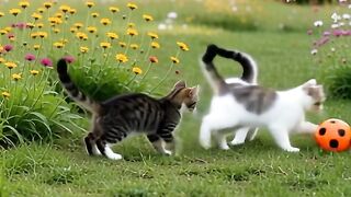 Funny Cat Playing Football Like a Pro! 🐱⚽ | Cutest Cat Moments Ever