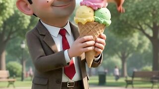 Bean-Inspired Ice Cream Disaster | Funny 3D Cartoon Animation 😂🍦