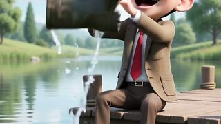 He Thought He Caught a Giant Fish... 😂🎣 | Funny 3D Cartoon | ToonVerse