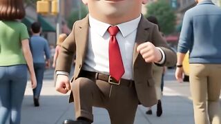 Bean-Inspired Crazy Street Comedy 😂 | Funniest 3D Cartoon Animation