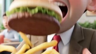 Bean-Inspired Restaurant Disaster! 🍔😂 | Funniest 3D Cartoon Comedy