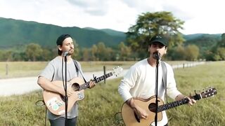 Acoustic Country Road Performance | Beautiful Live Guitar Duet in Nature