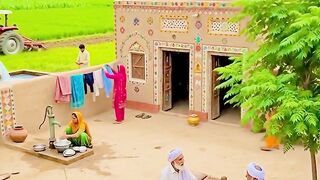 Beautiful rural village life
