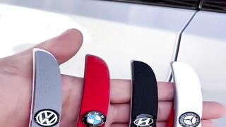 How many times has your car door gotten scratched by the door next to it?