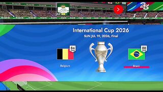 Brazil vs Belgium | FIFA World Cup 2026 Game Version | Full Match | Epic Goals & Skills | PS5