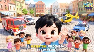 Fire Trucks, Ambulances & Police Cars for Kids 🚓 Educational Adventure | kidz nova learning