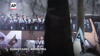 Argentina team returns home after World Cup final loss vs Spain
