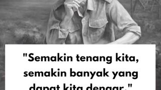 "Semakin tenang kita, semakin banyak yang dapat kita dengar." — Jalaluddin Rumi ✨