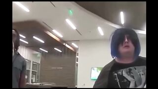 Blue Haired They/Them Has The Most EPIC Crash Out Ever! 😲💥