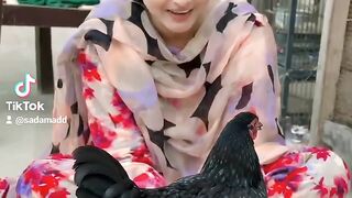 Beautiful girl dance and happy