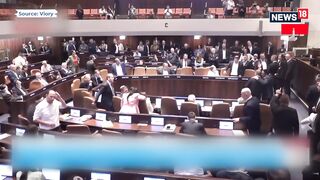Israel's PM Benjamin Netanyahu Faces Heckling in Parliament, Walks Out Amid 'Shame!' Chants | N18G