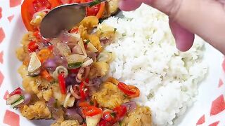Resep Ayam Popcorn Sambal Matah Crispy & Segar! 🌶️🍗